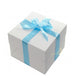 Geschenkbox zur Geburt SPIELUHR TEDDYBÄR | Geschenkkorb 6-teilig blau