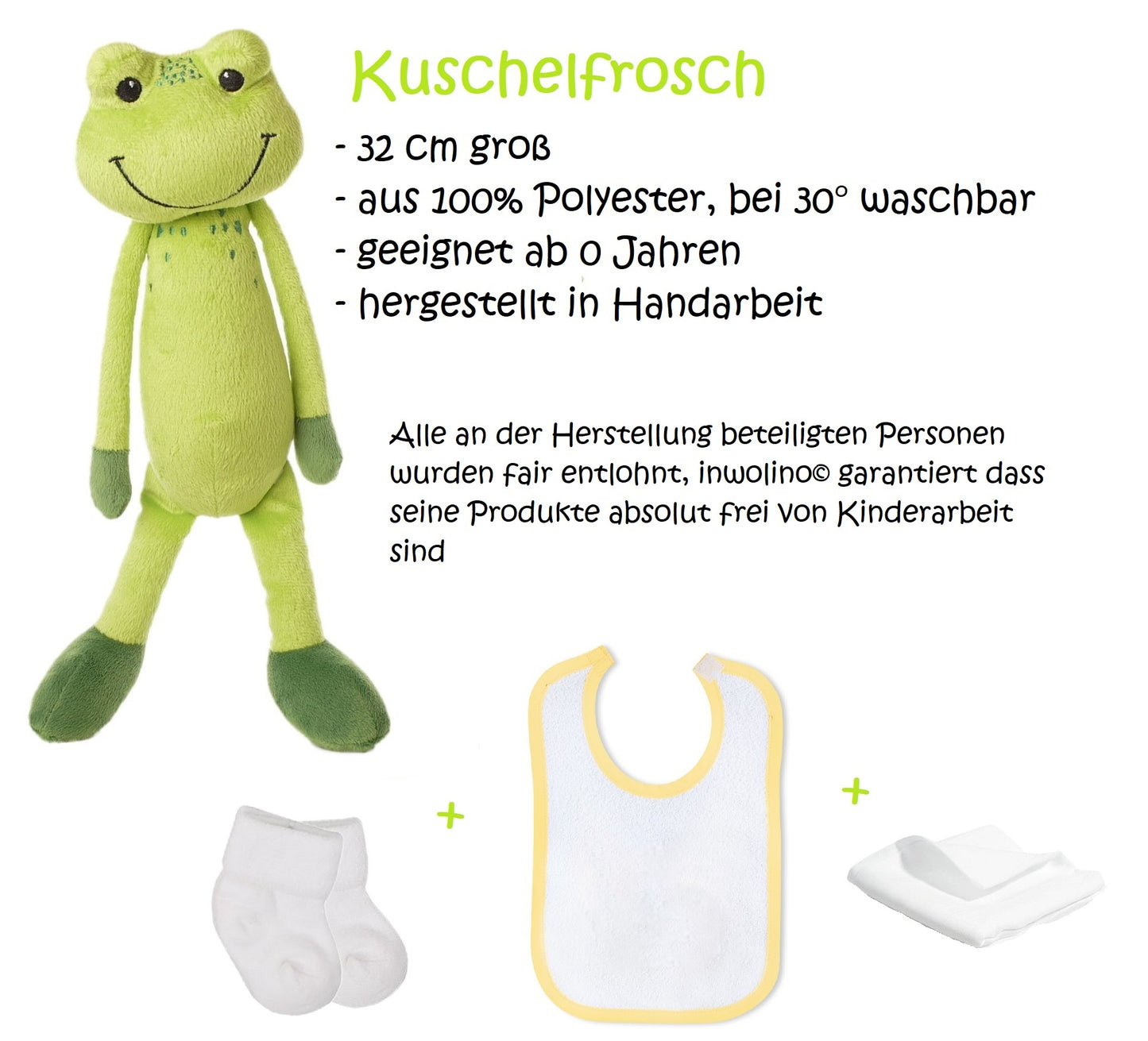 Windeltorte Windeldreirad Frosch grün