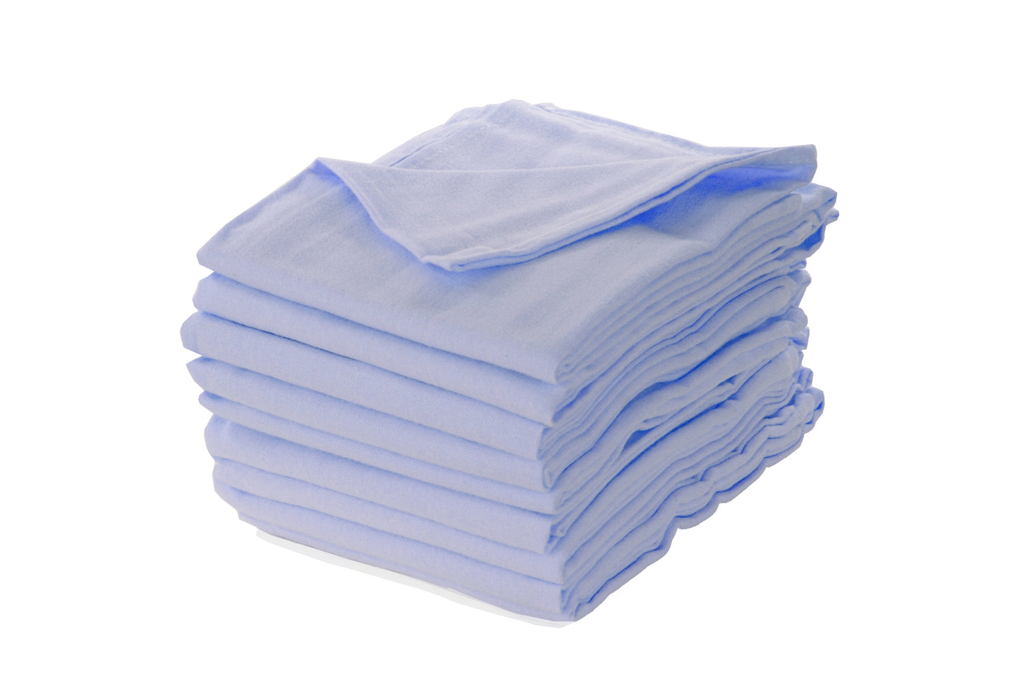 Moltontücher, Stückzahl wählbar, blau