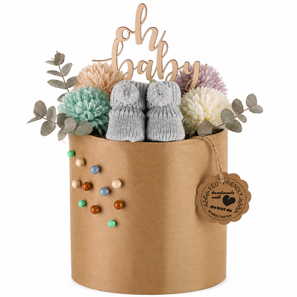 Eco Friendly Windeltorte Grey – Geschenk zur Geburt