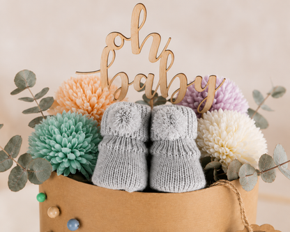 Eco Friendly Windeltorte Grey – Geschenk zur Geburt