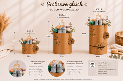 Eco Friendly Windeltorte Grey – Geschenk zur Geburt