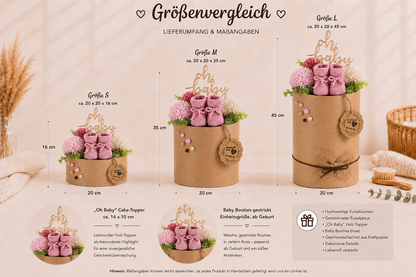 Eco Friendly Windeltorte Berry – Geschenk zur Geburt Mädchen