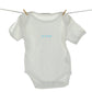Baby Body bedruckt | mit Namen oder Wunschtext, 100% Baumwolle | Personalisiert