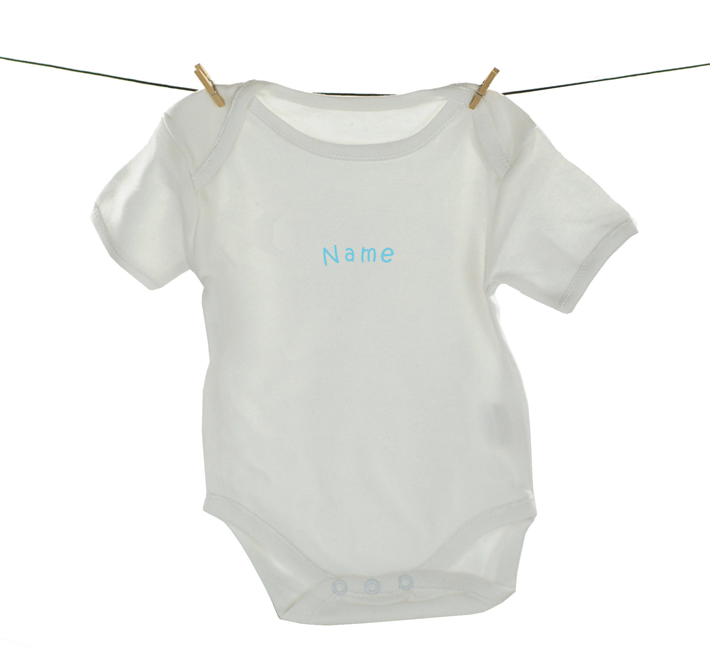 Baby Body bedruckt | mit Namen oder Wunschtext, 100% Baumwolle | Personalisiert