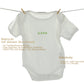 Baby Body bedruckt | mit Namen oder Wunschtext, 100% Baumwolle | Personalisiert