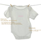 Baby Body bedruckt | mit Namen oder Wunschtext, 100% Baumwolle | Personalisiert