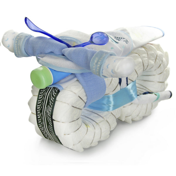 Windelmotorrad ROCKSTAR blau