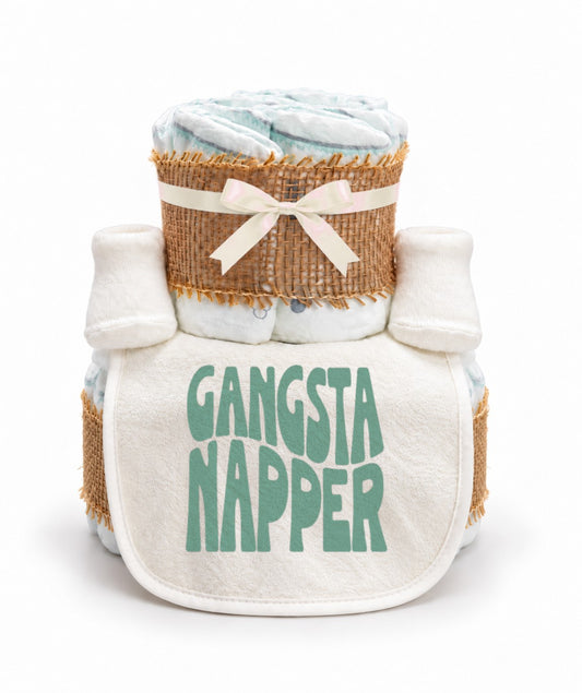 Windeltorte mit Spruch „Gangsta Napper“